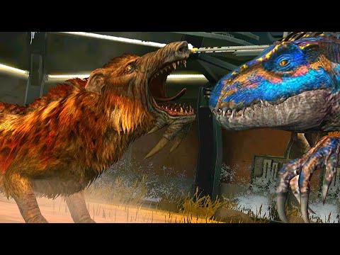 UNEQUAL BATTLE ANDREWTHERIUM Vs INDORAPTOR GEN 2 (JURASSIC WORLD).