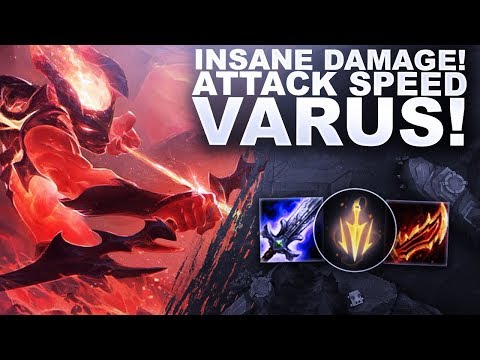 INSANE DAMAGE ON ATTACK SPEED VARUS! *NEW BUFF!* - League & Chill | League of Legends