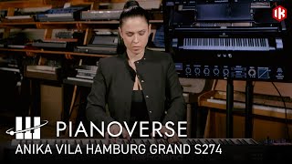 Video thumbnail for Pianoverse Hamburg Grand S274 piano virtual instrument - Anika Vila performance by ikmultimedia
