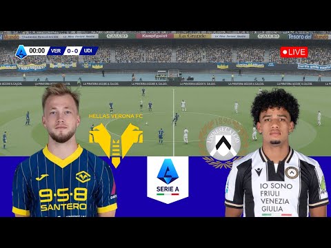 🔴LIVE Serie A - Round 22 - Verona vs Udinese - Live Score & Commentary Gameplay