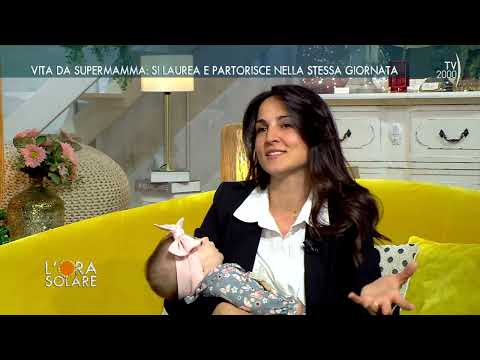 L'Ora Solare (TV2000) - Vita da supermamma: si laurea e partorisce nella stessa giornata