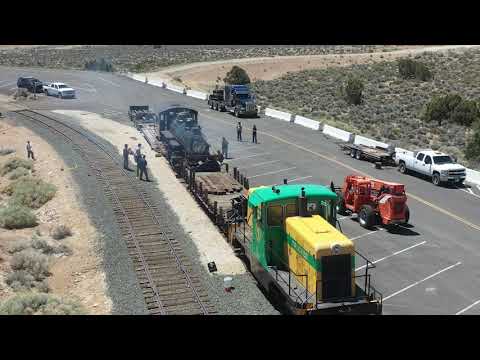Steam Engine Short Virginia Truckee Railroad to Pawhuska ok Killers of the Flower Moon Movie