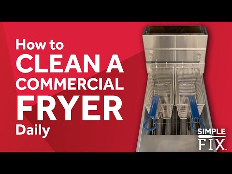 Clean a  Commerical Fryer Daily - How To