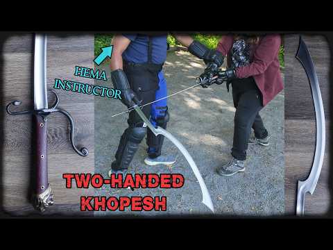 How to Fight with a 2H Khopesh: Let's Ask an Expert! (HEMA Instructor)