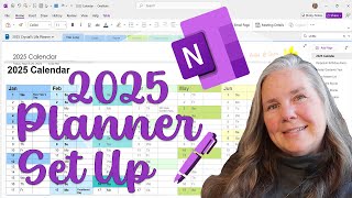 2025 OneNote Life Planner Setup - Part 1