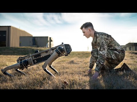 Meet the Futuristic Military Robot Dog