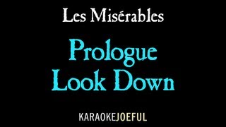 Prologue / Look Down Les Miserables Authentic Orchestral Karaoke Instrumental