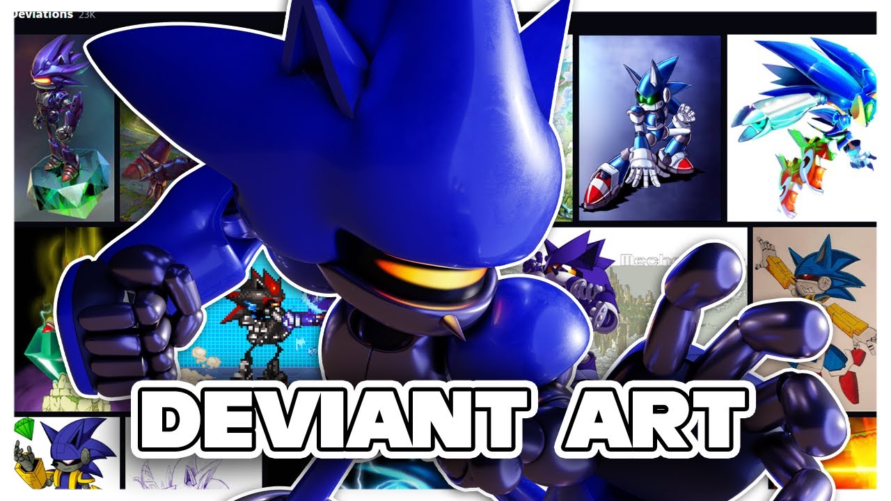 MECHA SONIC VISITS DEVIANTART?!