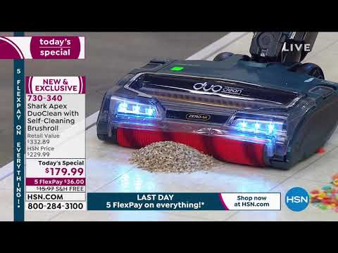 Shark Apex DuoClean Corded Stick Vac w/SelfCleaning Brus...