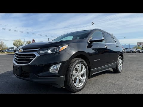 2020 Chevrolet Equinox AWD 4dr Premier w/1LZ in Black for sale at North Star Chevrolet Buick GMC in Cranbrook, BC