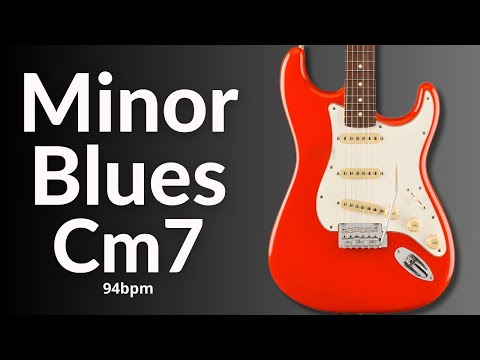 Sweet Groove Blues Guitar Backing Track in C Minor (Cm7) l BT 568