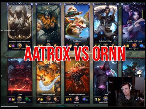 HASHINSHIN - AATROX VS ORNN TOPLANE!!!