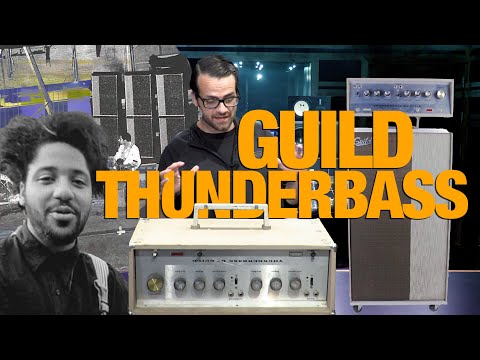 RARE! Guild Thunderbass 60 Guitar/Bass Tube Head 1971 USA image 15