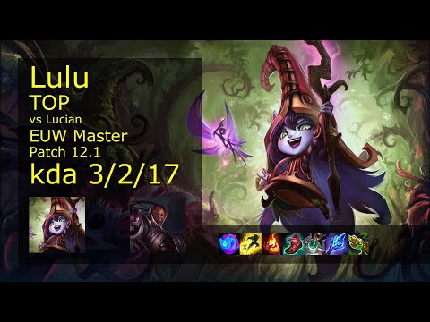 Rank 2 EUW Lulu: Top vs Lucian