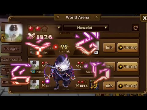 Han - Watching Hanzelot team in Summoners war || world arena team (24/01/23)