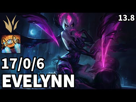 Evelynn Jungle vs Xin Zhao - KR Grandmaster | Patch 13.8