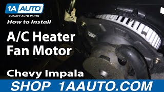 How to Replace Blower Motor 01-03 Chevy Impala