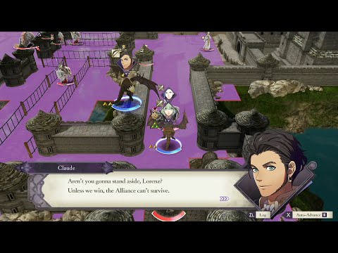 Fire Emblem: Three Houses - Verdant Wind ch16 Impossibe battle Conversation (Claude vs Lorenz)