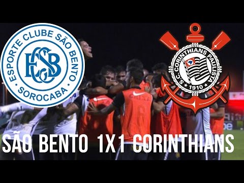 SÃO BENTO 1 X 1 CORINTHIANS - PAULISTÃO 2016 - 24/02/2016