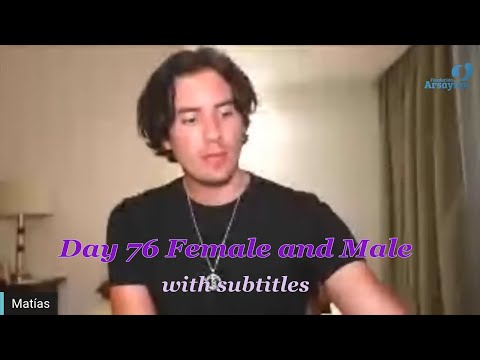 Day 76 Feminine and Masculine with subtitles this time - Matias De Stefano