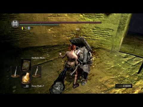 Dark Souls - Parrying Havel The Rock To Death (NG+7)