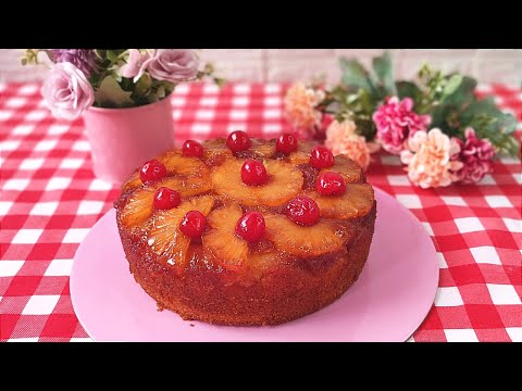 TORTA DE PIÑA - VOLTEADO DE PIÑA + TRUCOS PARA QUE NO SE PEGUE