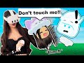 FLINCHING Every Time My BOYFRIEND TOUCHES Me To See How HE REACTS.. (Roblox Vr Hands)