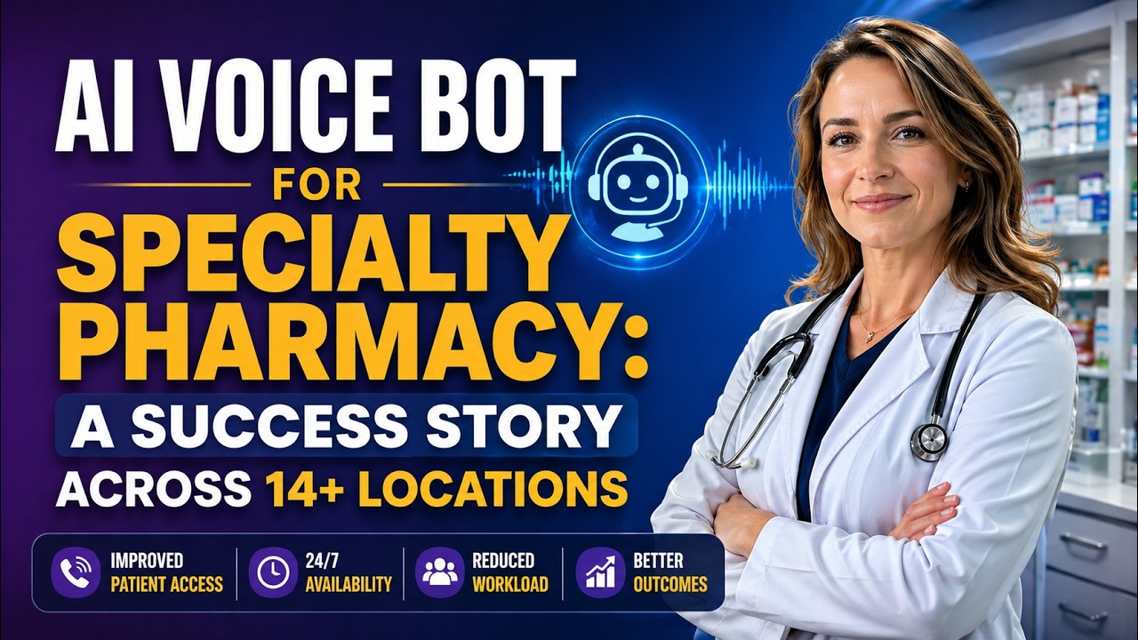 Specialty RX AI Voice Bot and Analytics success story video