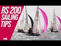 RS 200 SAILING TIPS from STEVE COCKERILL and many more - at the RS 200 NATIONALS at HAYLING ISLAND