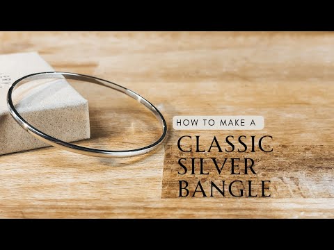 JEWELLERY TUTORIAL | Make this Classic Silver Bangle
