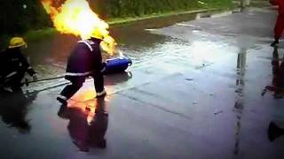 ENTRENAMIENTO DIA DEL BOMBERO 2010