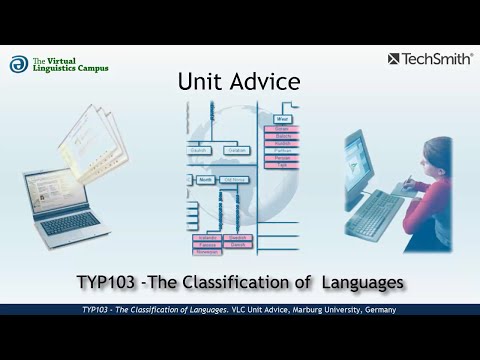 TYP103 - Unit Advice (Classification of Languages)