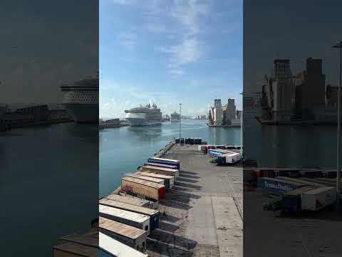 Thumbnail for #shorts Walking over the Draw Bridge to the Cruise Port in Barcelona, Spain