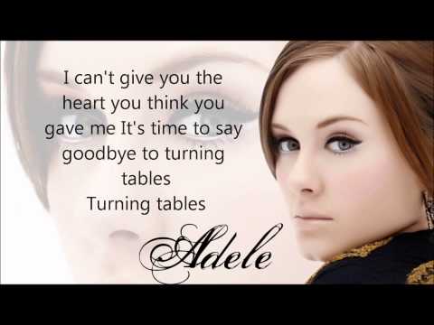 Turning Tables - Adele (Lyrics)