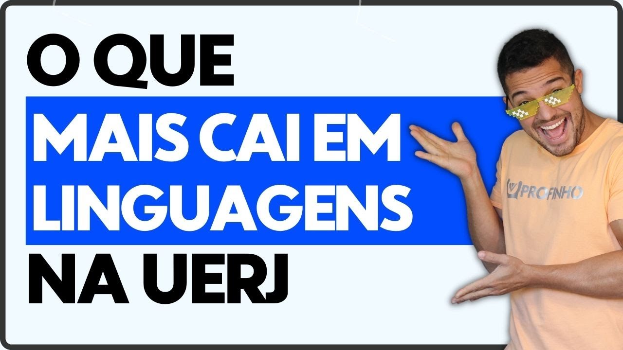 O que mais CAI em LINGUAGENS na UERJ | PROFINHO da REDAÇÃO