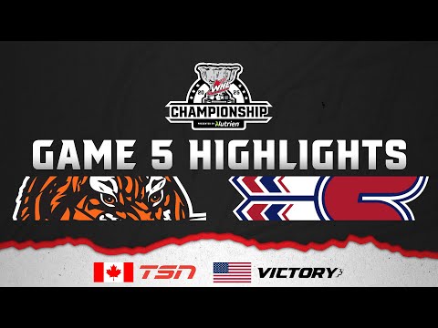 Medicine Hat Tigers at Spokane Chiefs – Game 5 || 2025 WHL Championship Highlights
