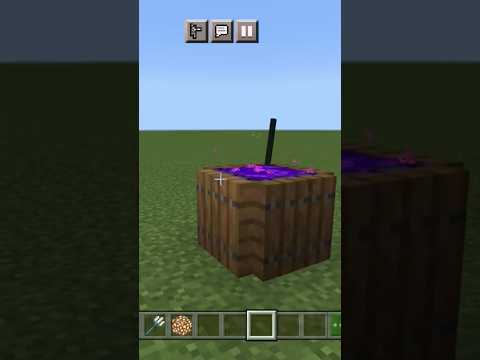 HOW TO MAKE WITCH POT MINECRAFT/ #shorts / #youtubeshorts / #viral / #shortsfeed