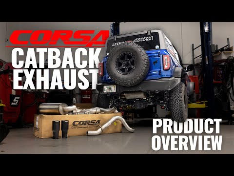 Corsa Performance Cat-Back! - Ford Bronco - Product Overview