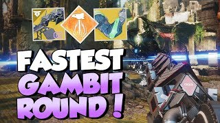 World&#39;s FASTEST Gambit Round! 2:09 [Destiny 2 Forsaken]