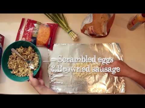 How to cook a breakfast foil pack