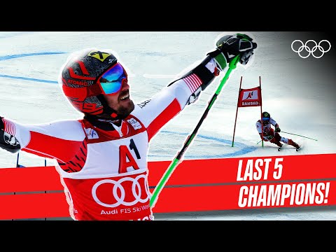 Men's Giant Slalom | Last 5 Champions! 🥇