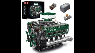 Mould King 10182 Tankový motor V8