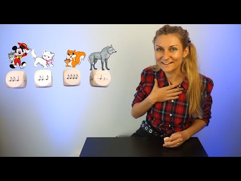 ZARURILE ritmice - Activitate / Joc - Educatie muzicala - MUSICAL DICE GAME