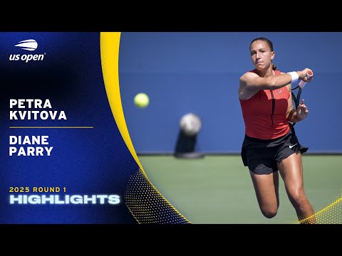 Petra Kvitova vs. Diane Parry Highlights | 2025 US Open Round 1