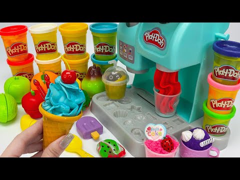 [toy asmr] How to Make Rainbow Ice Cream 🍧 Play-Doh Colors & Fruit Dessert | 플레이도 무지개 아이스크림 ASMR