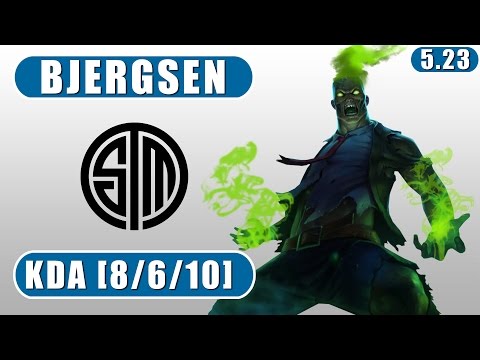 TSM Bjergsen | Brand vs Azir | Mid | December 1st, 2015 | Preseason 6 | Patch 5.23