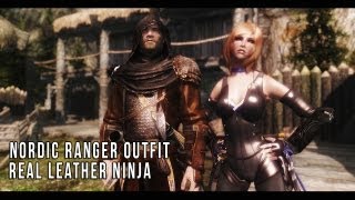 TES V - Skyrim: Nordic Ranger Outfit, Real Leather Ninja