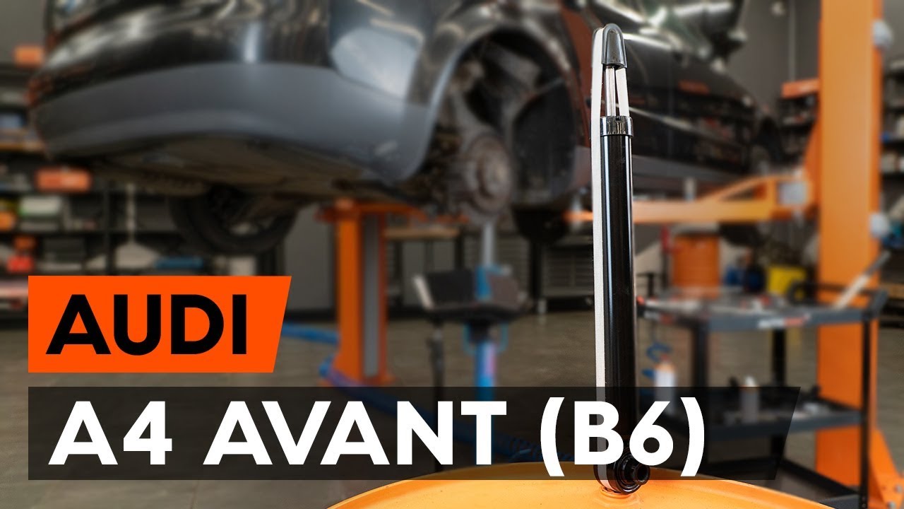 Jak vyměnit zadní tlumiče pérování na Audi A4 B6 Avant – návod k výměně