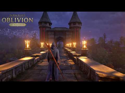 [4K] Relaxing Walk Across Cyrodiil | Oblivion Remastered Music & Ambience