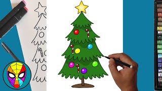 Step-by-Step Guide: How to Draw a Christmas Tree Easily